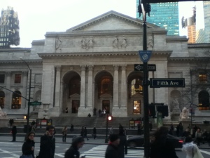 The New York Public Library on 5th Avenue