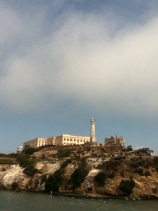 Alcatraz Island from our boat cruise