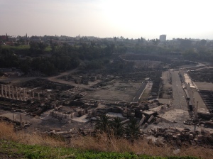 The excavations of the Roman city at Beit She'an