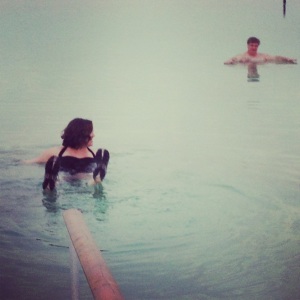 Floating in the Dead Sea!